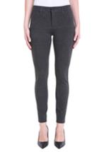Women's Liverpool Jeans Company Houndstooth Super Skinny Ponte Knit Pants - Green