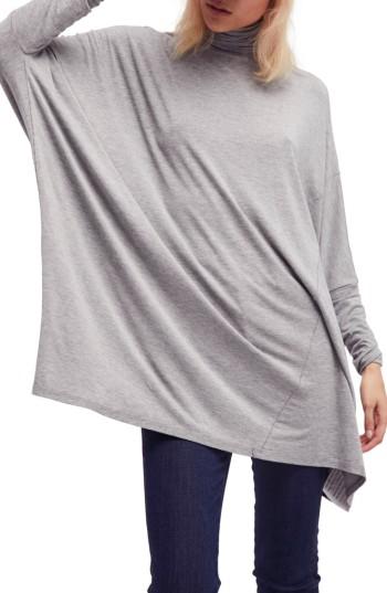 Women's Free People We The Free Terry Turtleneck - Grey