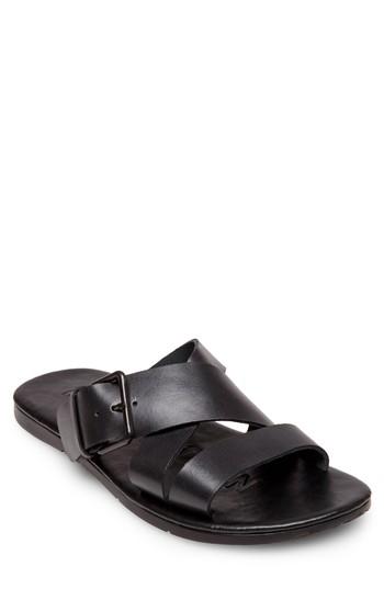Men's Steve Madden Suspense Buckled Slide Sandal M - Black