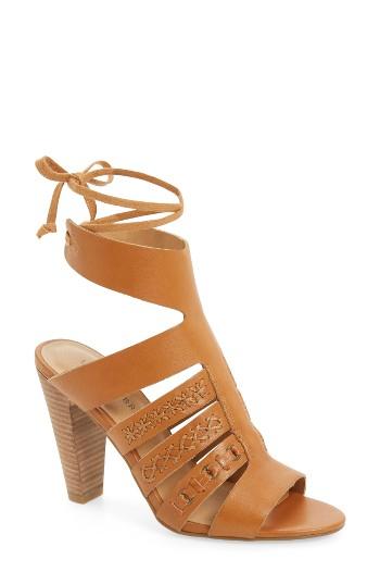 Women's Lucky Brand Radfas Lace-up Sandal .5 M - Brown