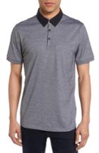 Men's Calibrate Trim Fit Pocket Polo - Grey