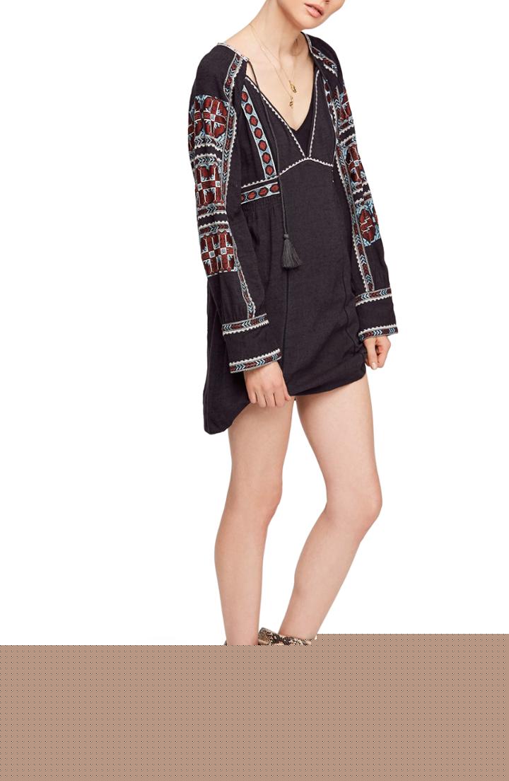 Women's Free People All My Life Minidress - Black
