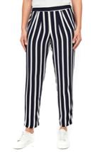 Women's Wallis Ivy Stripe Trousers Us / 10 Uk - Blue