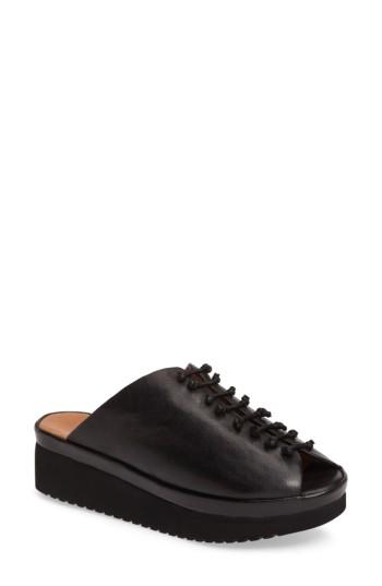 Women's L'amour Des Pieds Arienne Wedge Platform Sandal M - Black