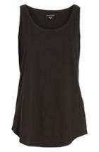 Women's Eileen Fisher Organic Cotton Jersey Tank - Black