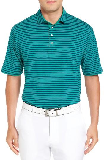 Men's Bobby Jones Liquid Cotton Feed Stripe Polo