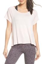 Women's Beyond Yoga Slink Out Loud High/low Tee - Pink