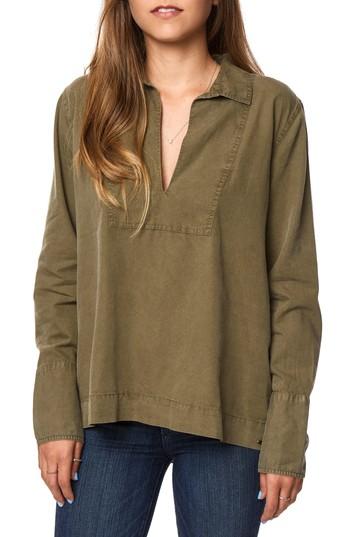 Women's O'neill Court Popover Top - Green