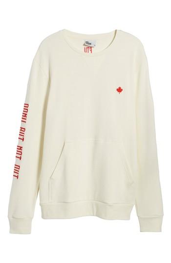 Men's Nxp Up North Fleece Sweatshirt, Size - White