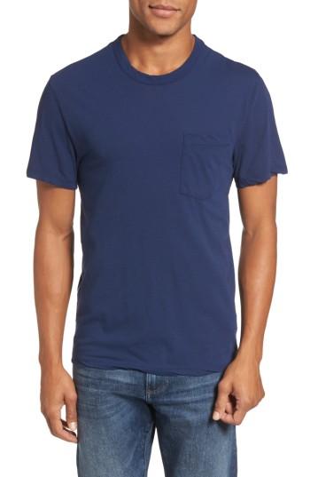 Men's James Perse High Twist Jersey Crewneck T-shirt (xs) - Blue