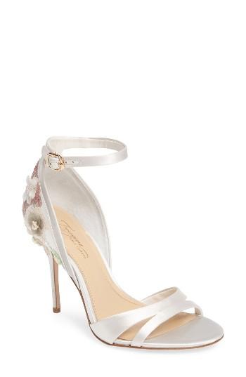 Women's Imagine By Vince Camuto Ricia Flower Sandal M - Ivory