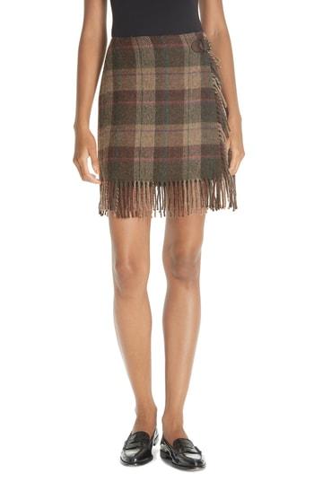 Women's Polo Ralph Lauren Wrap Skirt - Brown