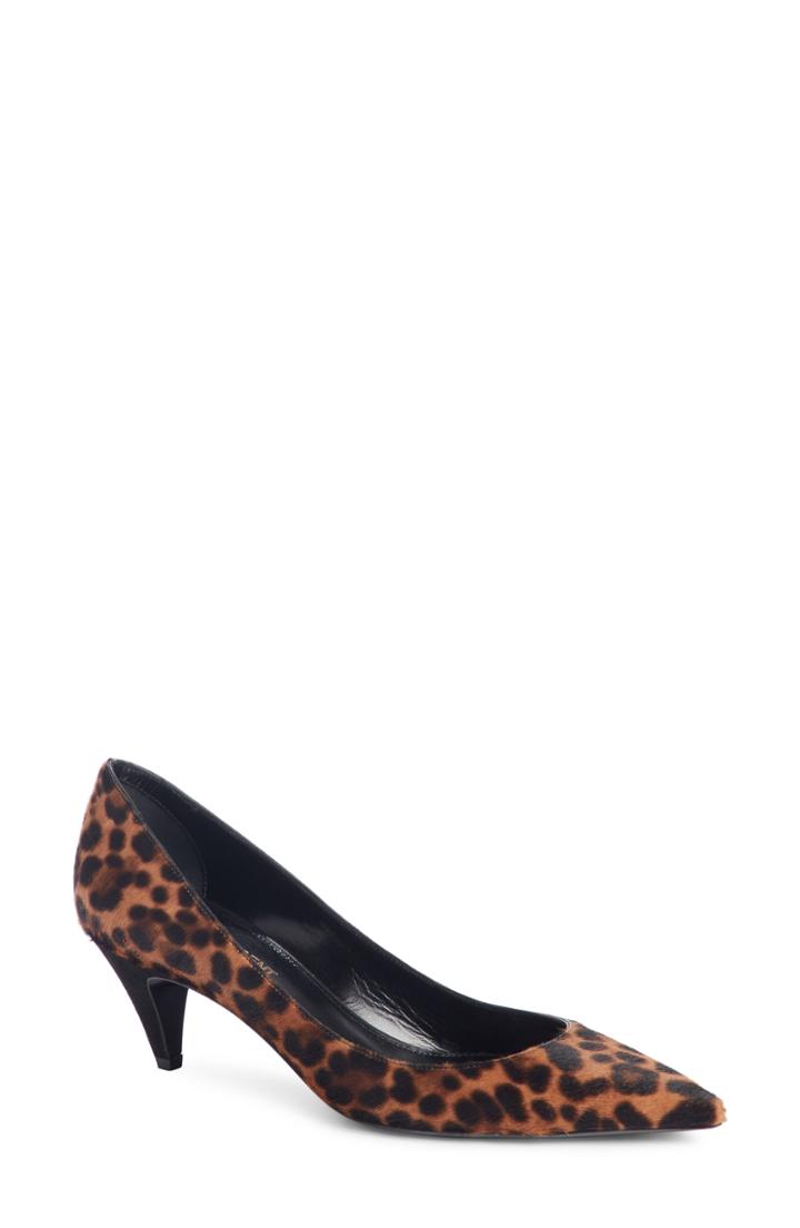 Women's Saint Laurent Genuine Calf Hair Pump Us / 36eu - Brown