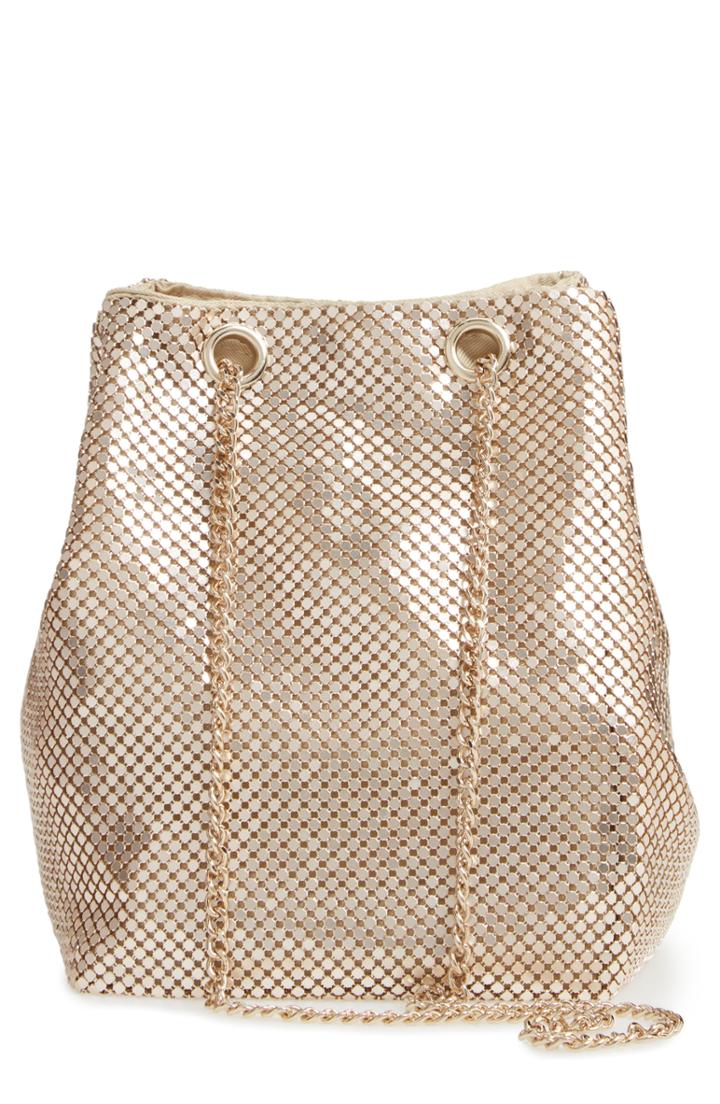 Nordstrom Crystal Mesh Pouchette -