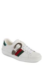 Men's Gucci New Ace Dionysus Buckle Low Top Sneaker