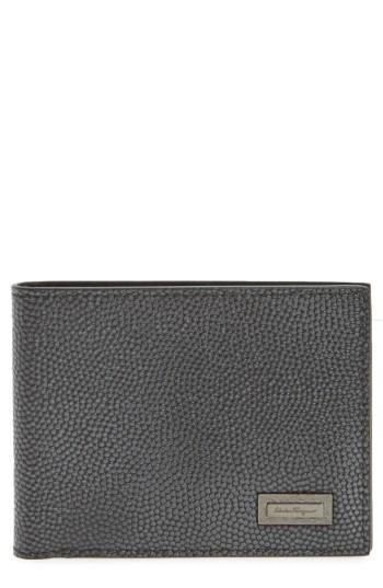 Men's Salvatore Ferragamo Evolution Leather Bifold Leather -