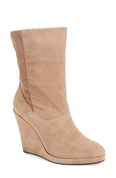 Women's M4d3 Melanie Wedge Boot M - Beige