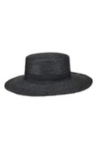Women's Peter Grimm Lupe Straw Resort Hat - Black