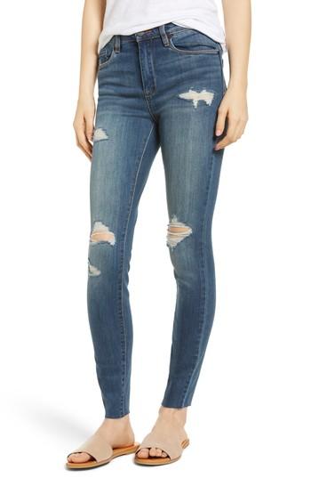 Women's Blanknyc The Bond Ripped Skinny Jeans - Blue
