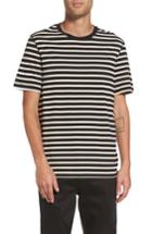 Men's Vince Stripe T-shirt, Size - Black