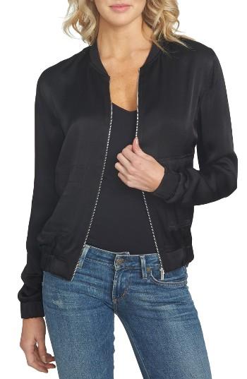 Women's 1.state Satin Bomber Jacket