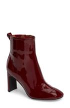 Women's Jeffrey Campbell Chapel Curved Heel Bootie M - Burgundy