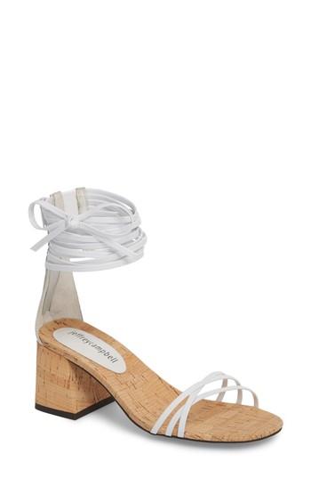 Women's Jeffrey Campbell Everglade Ankle Strap Sandal M - White