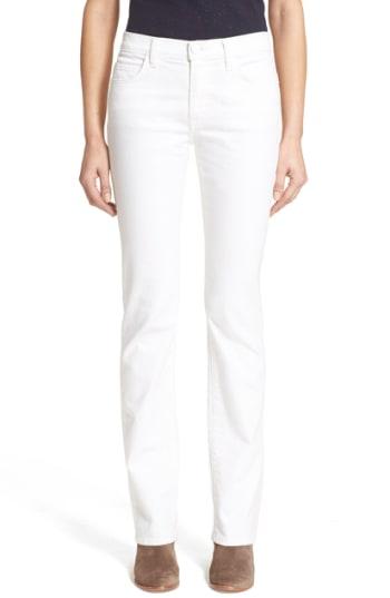 Women's Current/elliott 'the Stove Pipe' Straight Leg Jeans - White