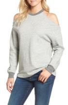 Women's Ag Gizi Cold Shoulder Sweatshirt - Grey