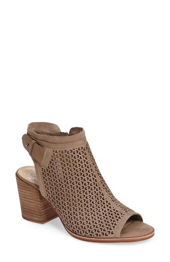 Women's Vince Camuto Lidie Cutout Bootie Sandal .5 M - Beige