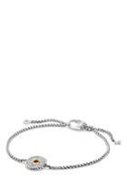 Women's David Yurman 'cable Collectibles' Star Of David Station Bracelet With Diamonds