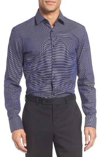 Men's Boss Jenno Slim Fit Solid Dress Shirt .5 - Blue