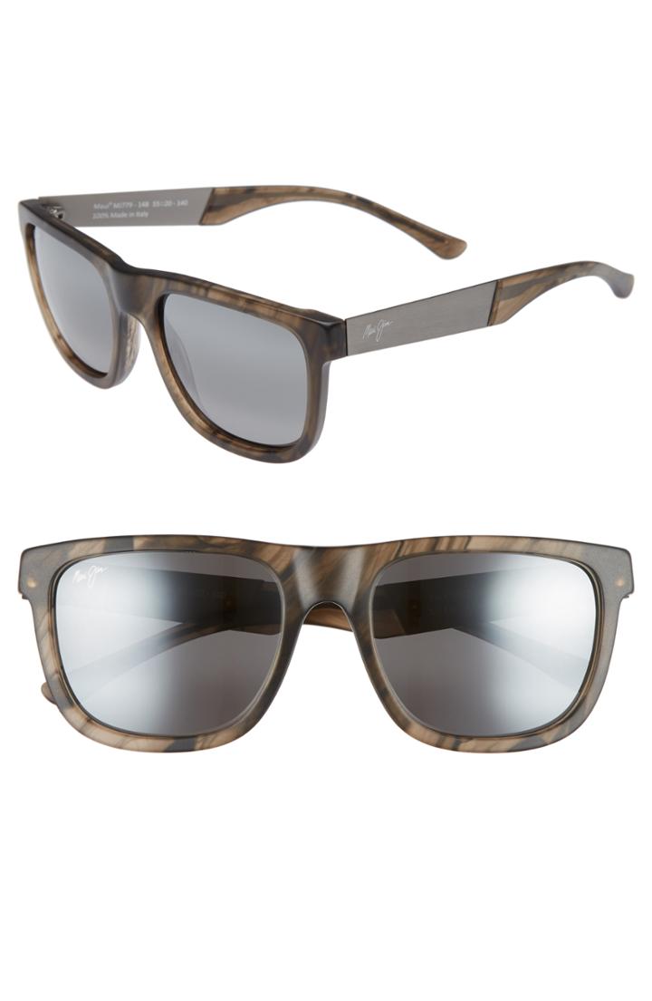 Men's Maui Jim Talk Story 55mm Polarized Sunglasses -