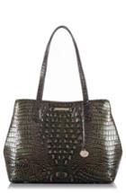 Brahmin Julian Croc Embossed Leather Tote -