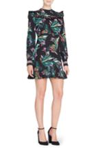 Women's Catherine Catherine Malandrino Florence Embroidered Cuff Dress