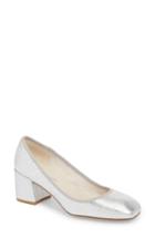 Women's Kenneth Cole New York Eryn Block Heel Pump .5 M - Metallic