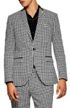 Men's Topman Roe Skinny Fit Suit Jacket R - Black