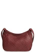 Robert Zur Small Delia Leather Hobo - Burgundy