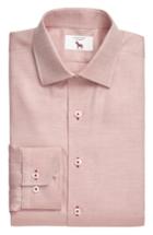 Men's Lorenzo Uomo Trim Fit Texture Dress Shirt .5 - 32 - Red