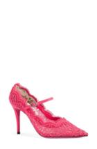 Women's Gucci Virginia Pointy Toe Mary Jane Pump Us / 35eu - Pink