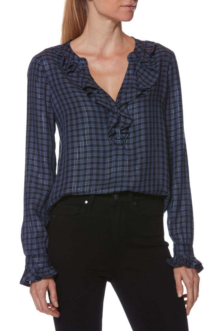 Women's Paige Amalfi Ruffle Top - Blue