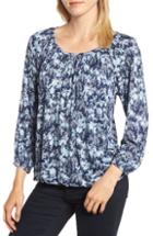 Women's Michael Michael Kors Wild Fern Peasant Top - Blue