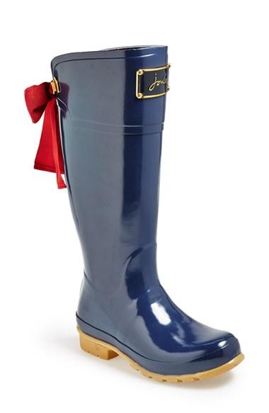 Women's Joules 'evedon' Rain Boot M - Blue