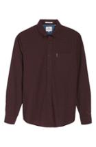 Men's Ben Sherman Mod Fit Gingham Sport Shirt, Size - Purple