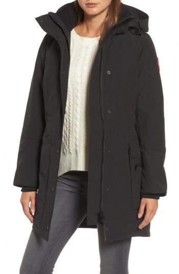 Women's Canada Goose Kinley Insulated Parka, Size - Black