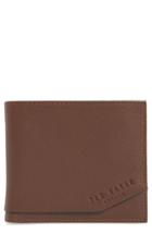 Men's Ted Baker London Persia Leather Wallet - Brown