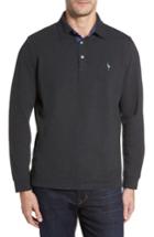 Men's Tailorbyrd Two-tone Pique Knit Polo - Grey
