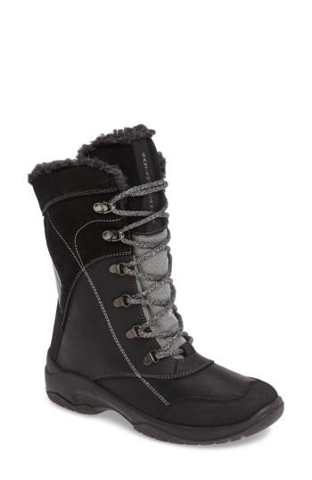 Women's Santana Canada Topspeed Faux Fur Lined Waterproof Bootie M - Black
