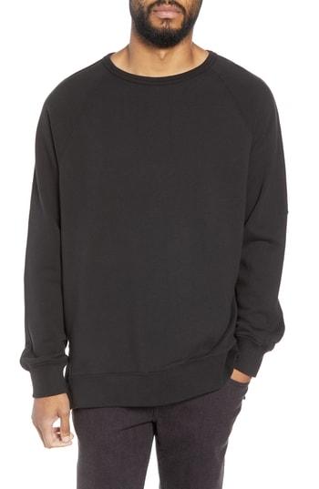 Men's Hudson Jeans Regular Fit Crewneck Pullover - Black