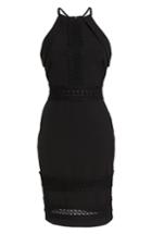 Women's Adelyn Rae Daveena Halter Dress - Black